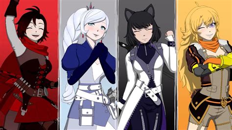 Team RWBY gets Gangbanged by a Group of Grimm